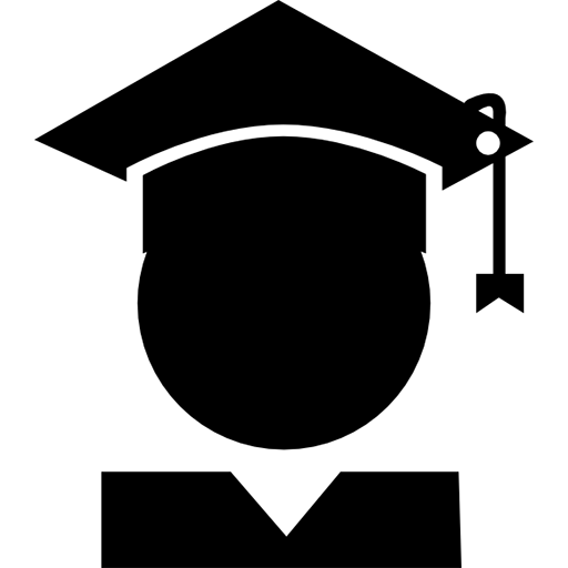 Graduates Of Doctoral Hat Icon Graduaes