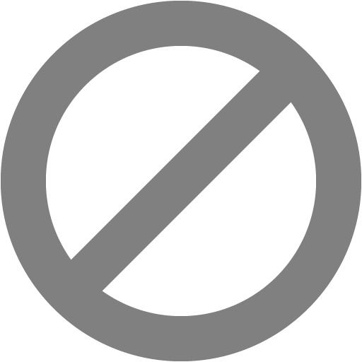 Gray Ban Icon