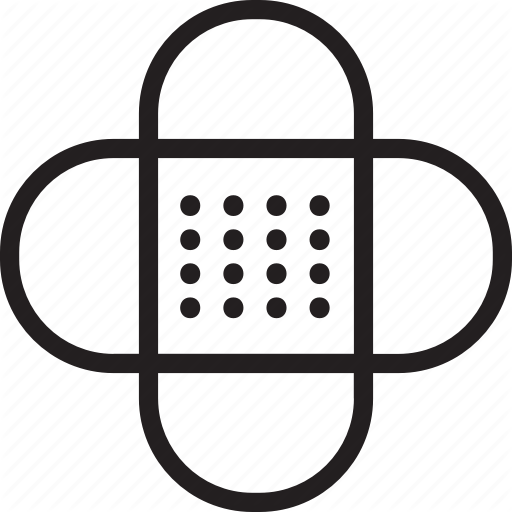Band Aid, Bandaid, First Aid Icon