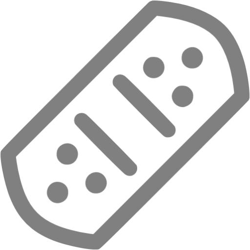 Gray Bandage Icon