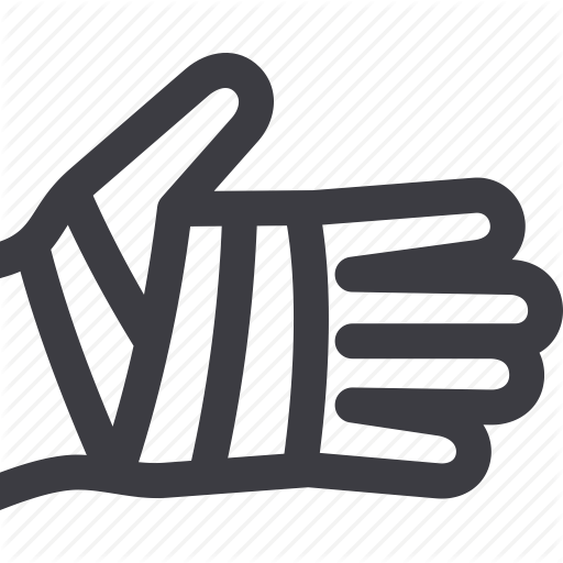 Bandage, Care, Hand Injury, Treatment Icon