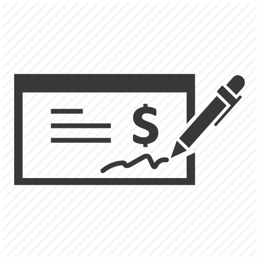 Bank, Check, Payment Icon