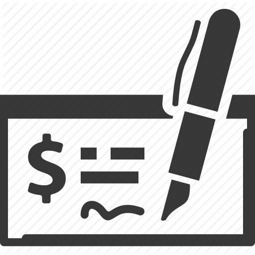 Bank Check, Business, Finance, Payment Icon