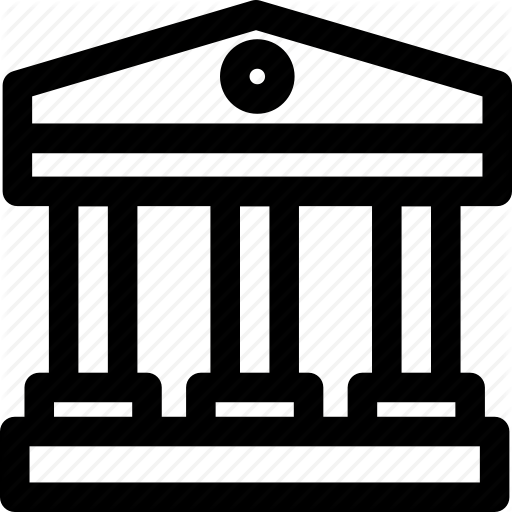 Bank, Bank Icon, Business, Finance, Home, Outline Icon