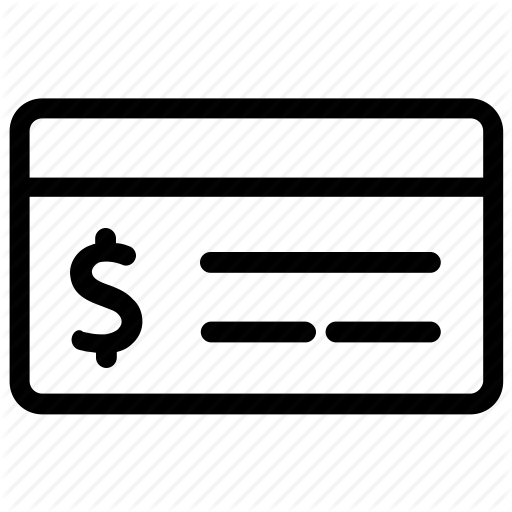 Bank Check, Finance, Money Icon