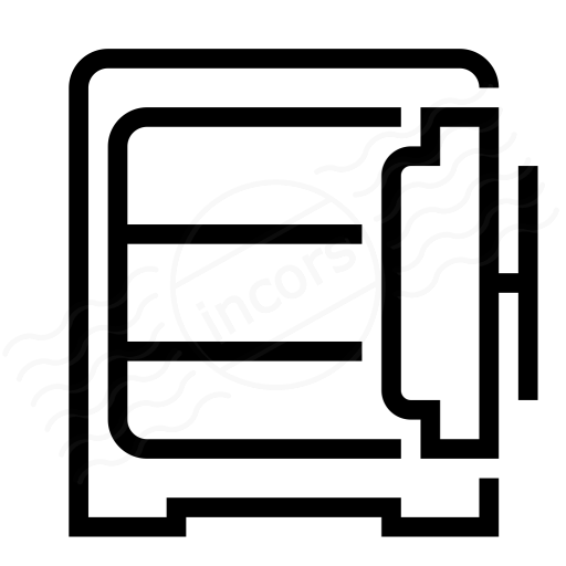 Iconexperience I Collection Safe Open Empty Icon