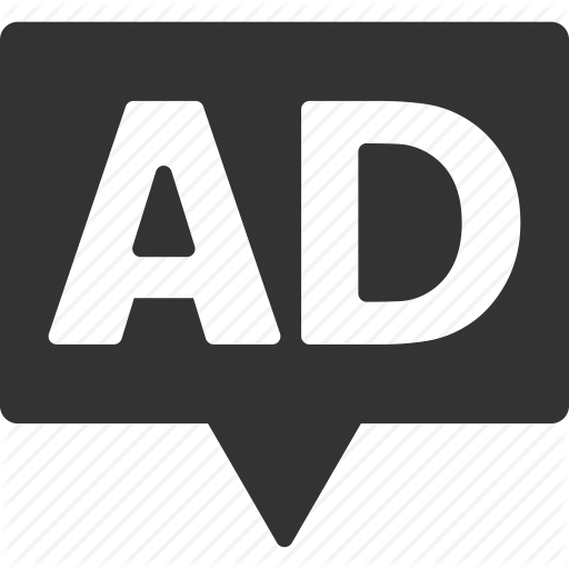 Ad, Ads, Advertisement, Advertising, Banner, Frame, Promotion Icon