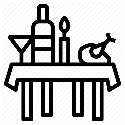 Banquet, Dinner, Food, Meal, Party, Table Icon