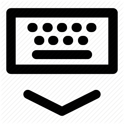 Down, Keyobard, Keypad, Number, Pad Icon