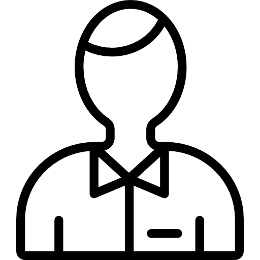 Bartender Outline Symbol Icons Free Download