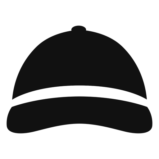 Baseball Hat Front View Flat