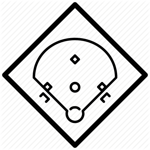 Baseball, Diamond, Field, Sport, Sporting, Sporty Icon