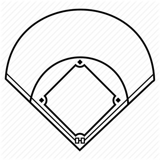 Baseball, Field Icon
