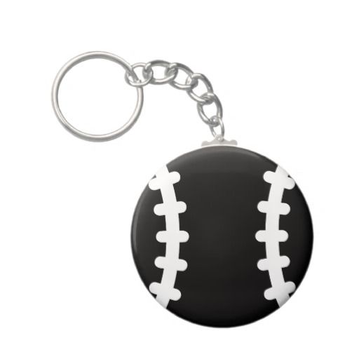 Baseball Icon Symbol Key Chain