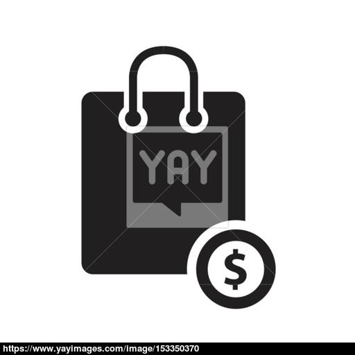 Shopping Basic Icon Vector