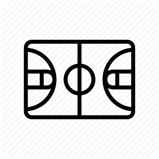 Basketball, Court Icon