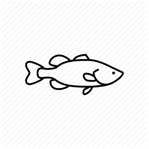 Bass, Fish, Menu, Restaurant, Sea, Seafood, Sealife Icon