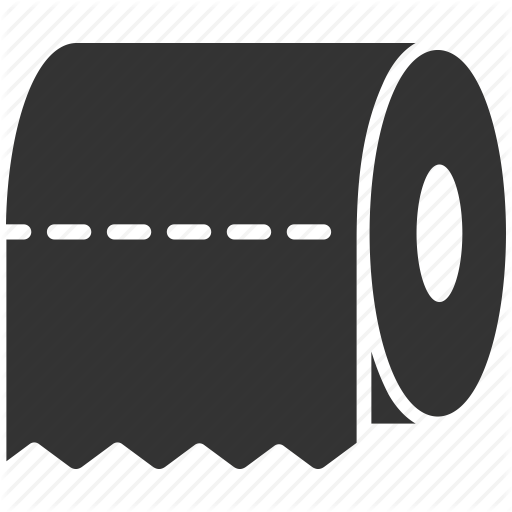 Bathroom, Clean, Lavatery, Reel, Roll, Toilet Paper, Wc Icon