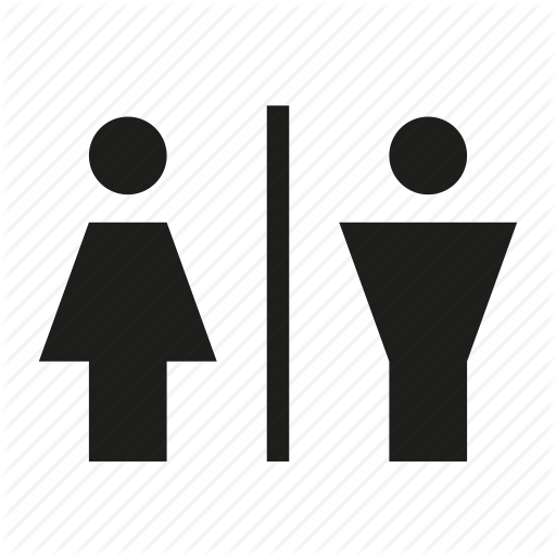 Bathroom, Man, Restroom, Toilet, Unisex, Woman Icon