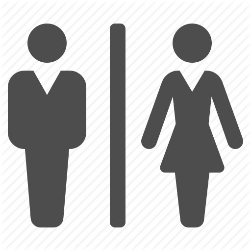 The best free Restroom icon images. Download from 193 free icons of ... Man And Woman Bathroom Symbol