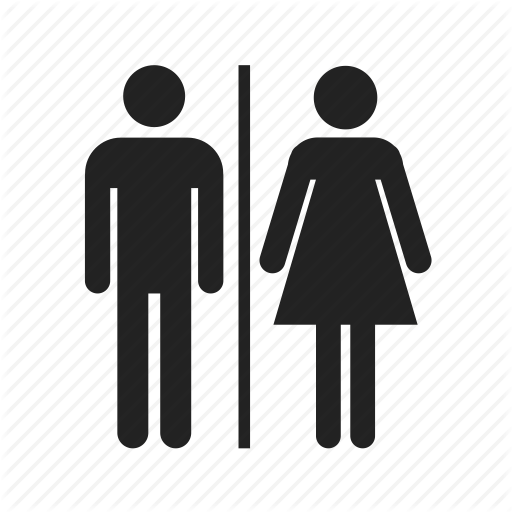 Toilet, Wc, Woman Icon