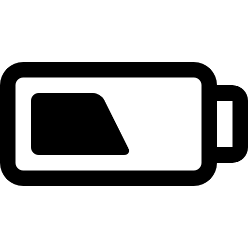 Half Battery Charging Status Icons Free Download