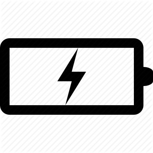 Battery, Charging, Simple Icon