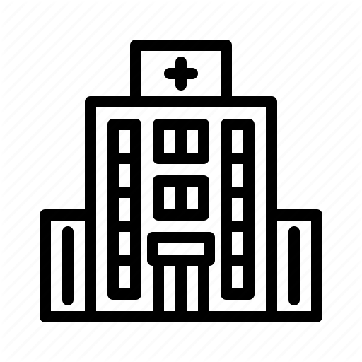 Building, City, Hospital, Property Icon