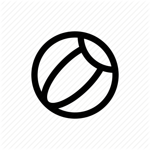 Ball, Beach Ball, Holiday, Vacation, Volleyball Icon