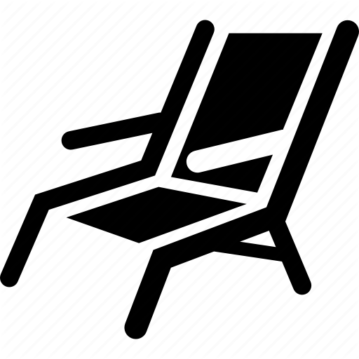 Beach Chair, Chair, Seat, Vacation Icon