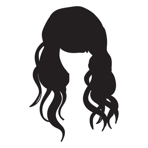 Beach Waves Hair Flat Icon