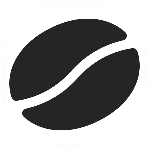 Coffee Bean Icon Iconexperience