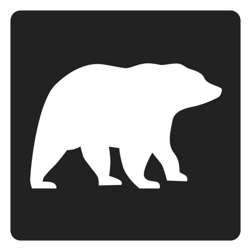 Simple Bear Square Icon