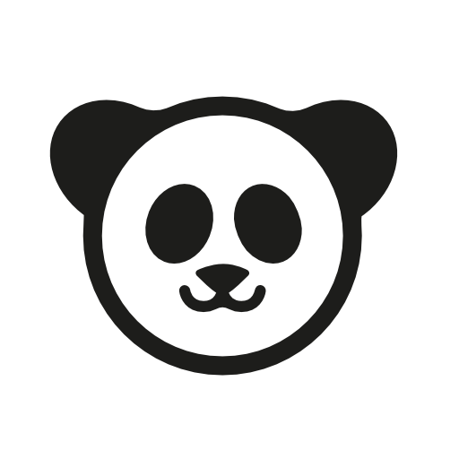 Panda Bear Vector Icon