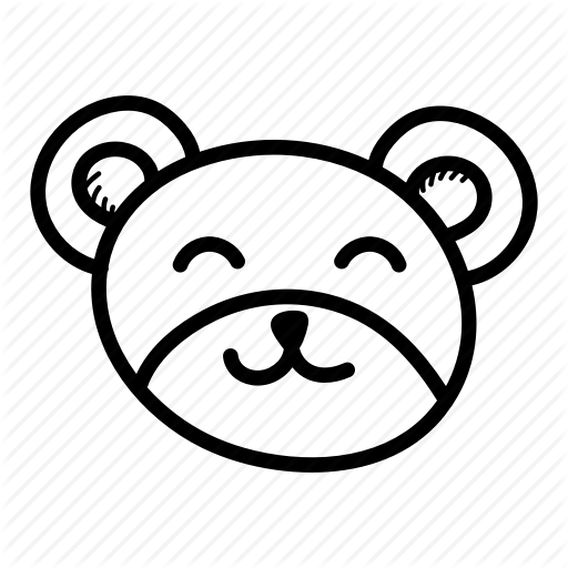 Animal, Bear, Bear Face, Emoji, Hand Drawn, Teddy Bear Icon