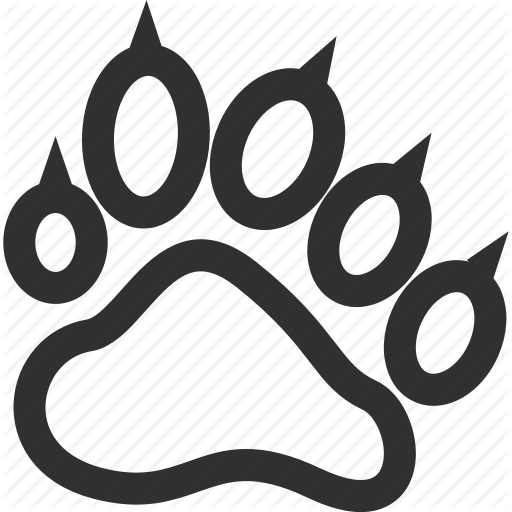 Bear, Cat, Paw, Print, Tiger Icon