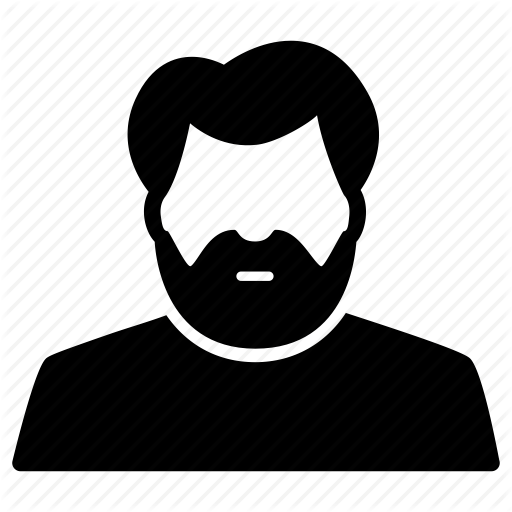 Barb, Beard, Bearded, Hair, Man, Whiskers Icon