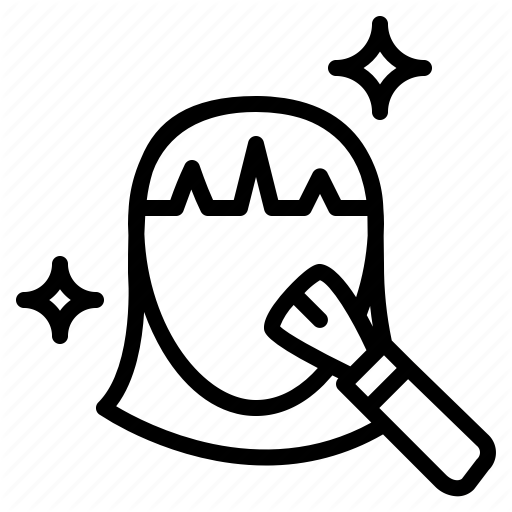 Beauty, Brush, Girl, Makeup Icon