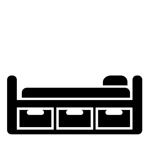 Bedroom Bed Icon Free Icons Download