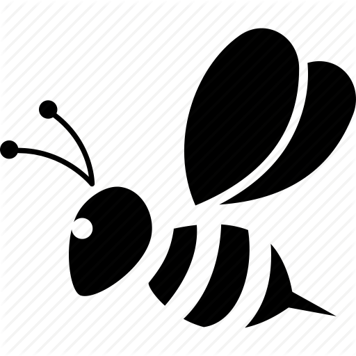 Bee Honeybee Buzzy Fly Insect Wasp Drone Icon