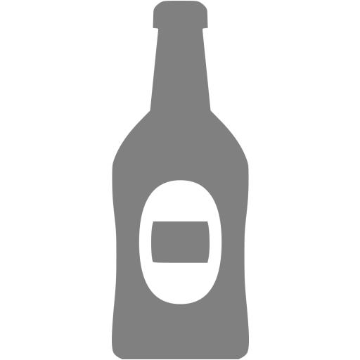 Gray Beer Bottle Icon