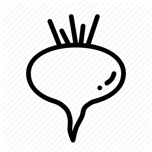 Beet, Food, Plant, Root, Vegetable Icon