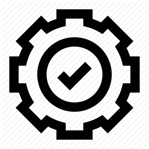 Best, Check, Gear, Process, Quality, Wheel Icon