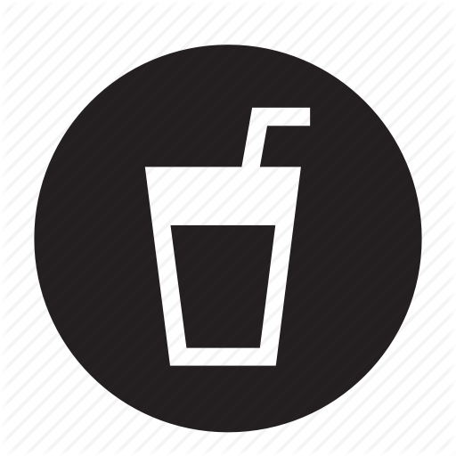 Beverage, Cup, Drink, Juice, Straw, Water Icon