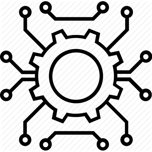 Bi, Business Intelligence, Cog, Information, Strategy, Technology Icon