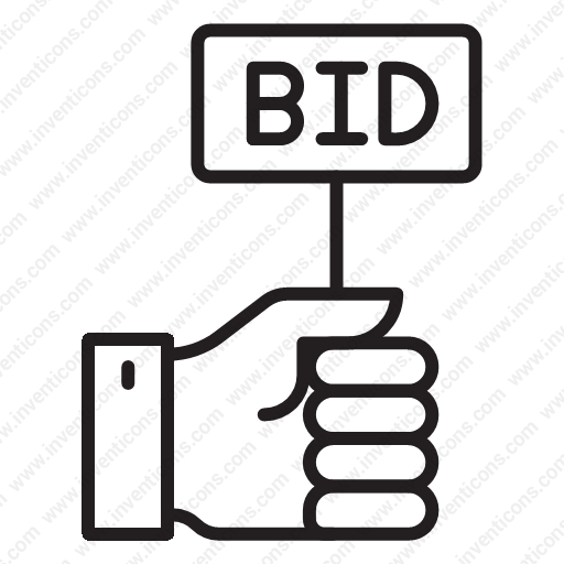 Download Bid Icon Inventicons