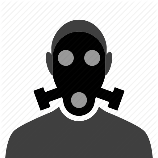 Gas, Man, Mask, People, Person Icon