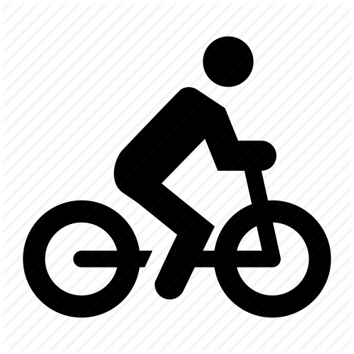 Biking, Human, Man, Person Icon