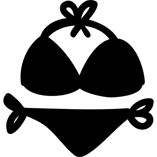 Bikini Handmade Symbol Icons Free Download