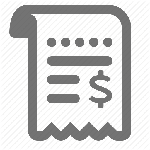 Invoice Clipart Icon Png Collection
